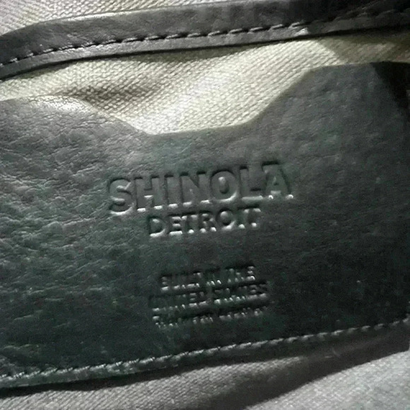 🌟RARE BLACK🌟SHINOLA E/W East West
Messenger Bag  Navigator Leather Laptop - Picture 5 of 16